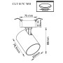 Точечный светильник CLT 017C WH