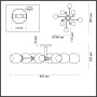 Потолочная люстра Jolene 4546/8C