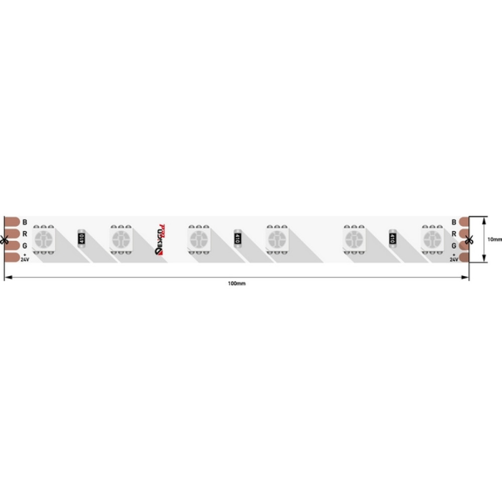 Светодиодная лента LUX DSG560-24-RGB-33