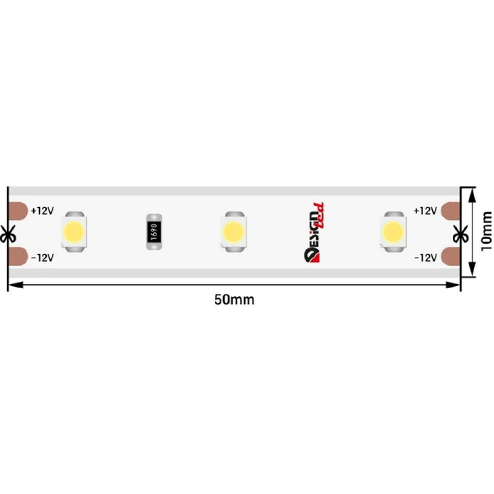 Светодиодная лента LUX DSG360-12-WW-65