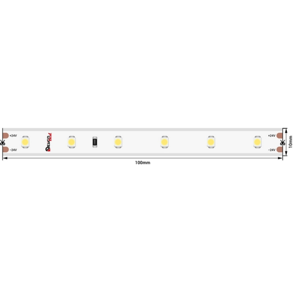 Светодиодная лента LUX DSG360-24-WW-65