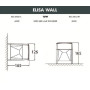 Настенный светильник уличный Elisa DS2.560.000.AXD1L