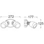 Прожектор уличный TUBE LED W6219A Bl