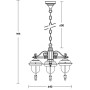 Уличный светильник подвесной MADRID 84370/3 Bl